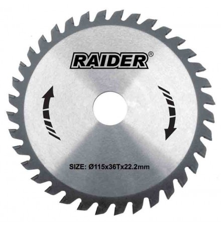 RAIDER ΔΙΣΚΟΣ ΚΟΠΗΣ ΞΥΛΟΥ Φ20/ Φ180/24Δ
