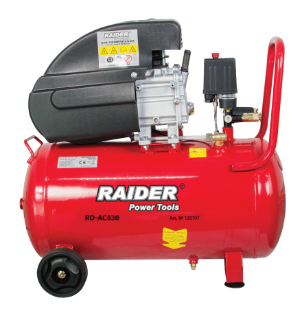 RAIDER ΑΕΡΟΣΥΜΠΙΕΣΤΗΣ 50L RD-AC02 1500W