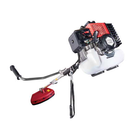 Foldable Gasoline Brush Cutter With A Blade & Trimmer Head GBC20