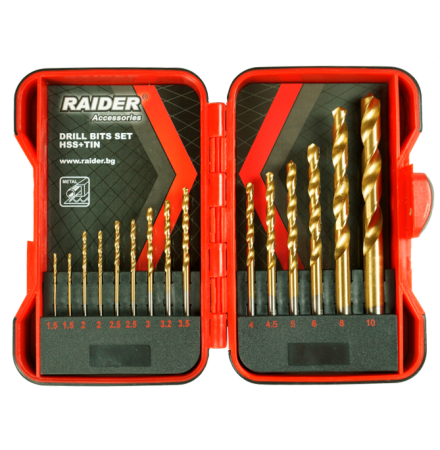 RAIDER ΤΡΥΠΑΝΙ ΣΙΔΗΡΟΥ ΤΙΤΑΝΙΟΥ ΣΕΤ 15ΤΜΧ 1,5-10ΜΜ